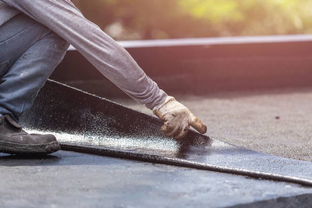 Professional Waterproofing technician working in Onward, IN
